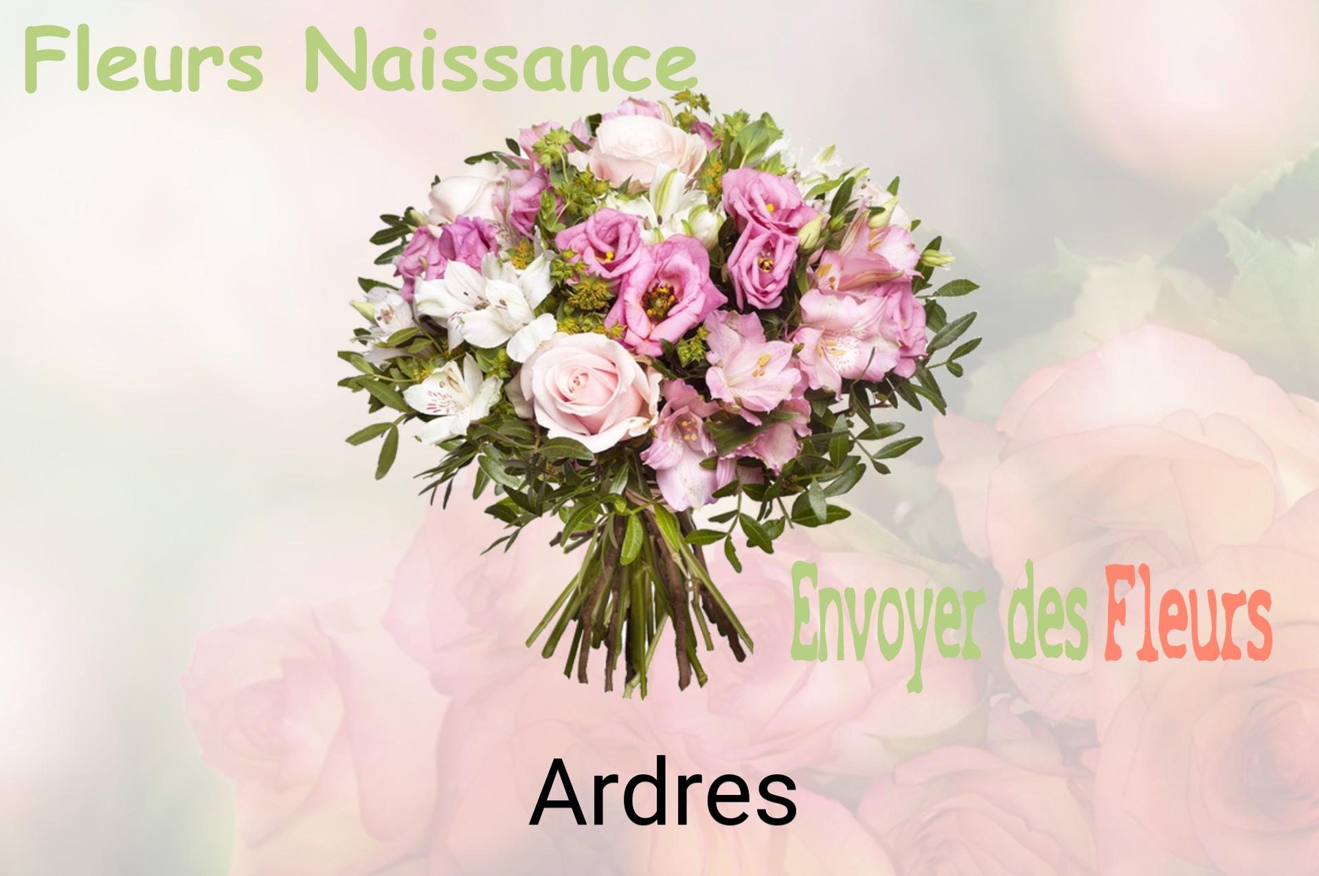 Bouquet de fleurs de naissance livré à Ardres
